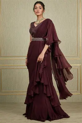 Saree with Belt