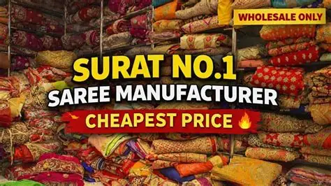 Why Sarees Are Cheap in Surat?